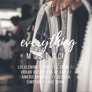 EVERYTHING MUST GO ✨